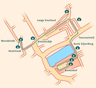 routekaart Koninklijke stoet