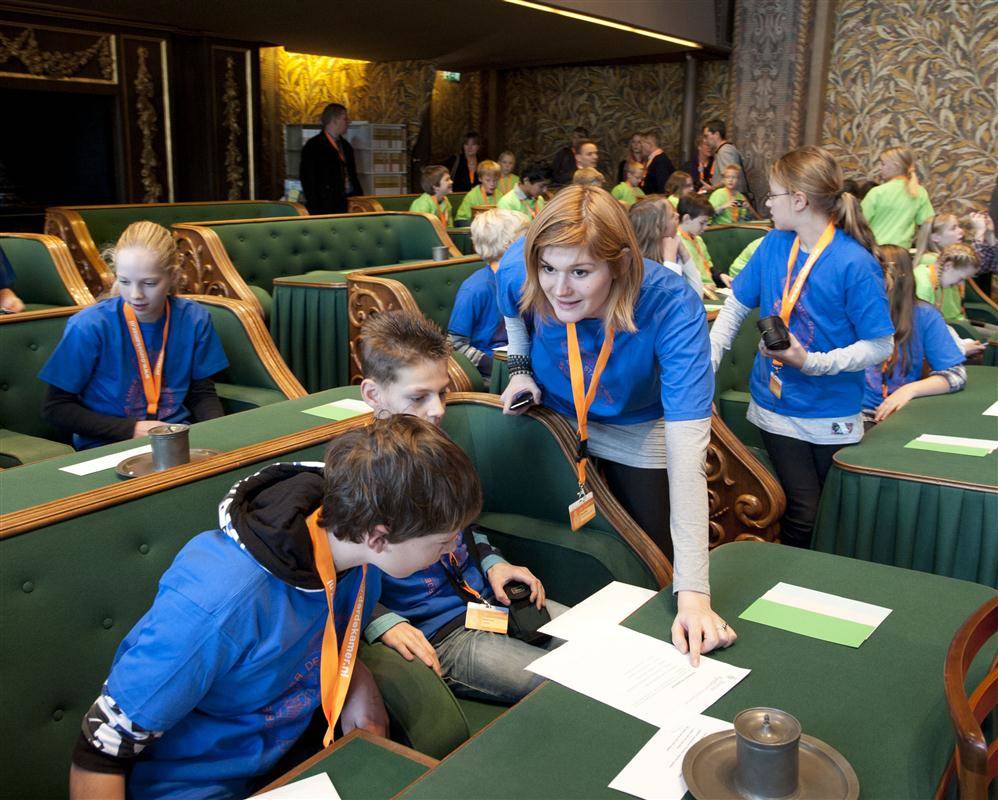 Debat in plenaire zaal Eerste Kamer