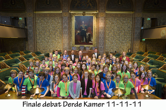 Groepsfoto einddebat Derde Kamer 2011