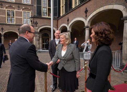 Bezoek Prins van Monaco 1