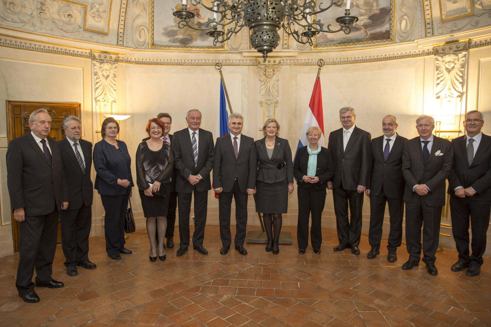 Eerste Kamerdelegatie met delegatie Tsjechische Senaat