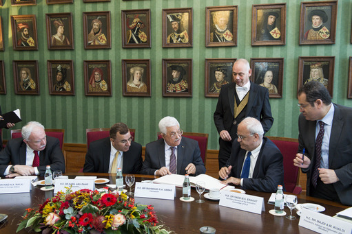 Ontvangst President Abbas Palestijnse Gebieden 2