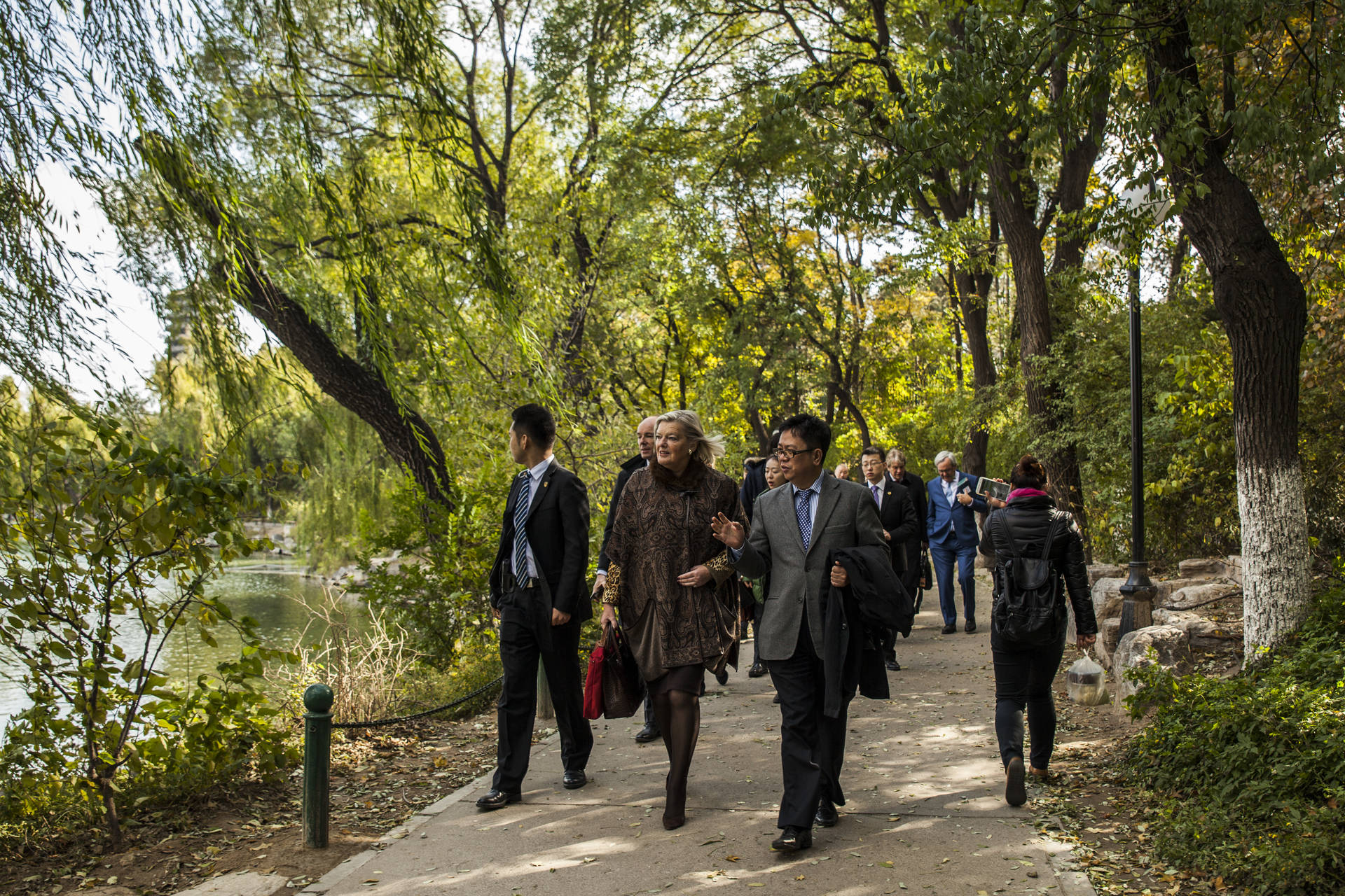 Rondleiding op Peking University. Foto: Dong Yuehang