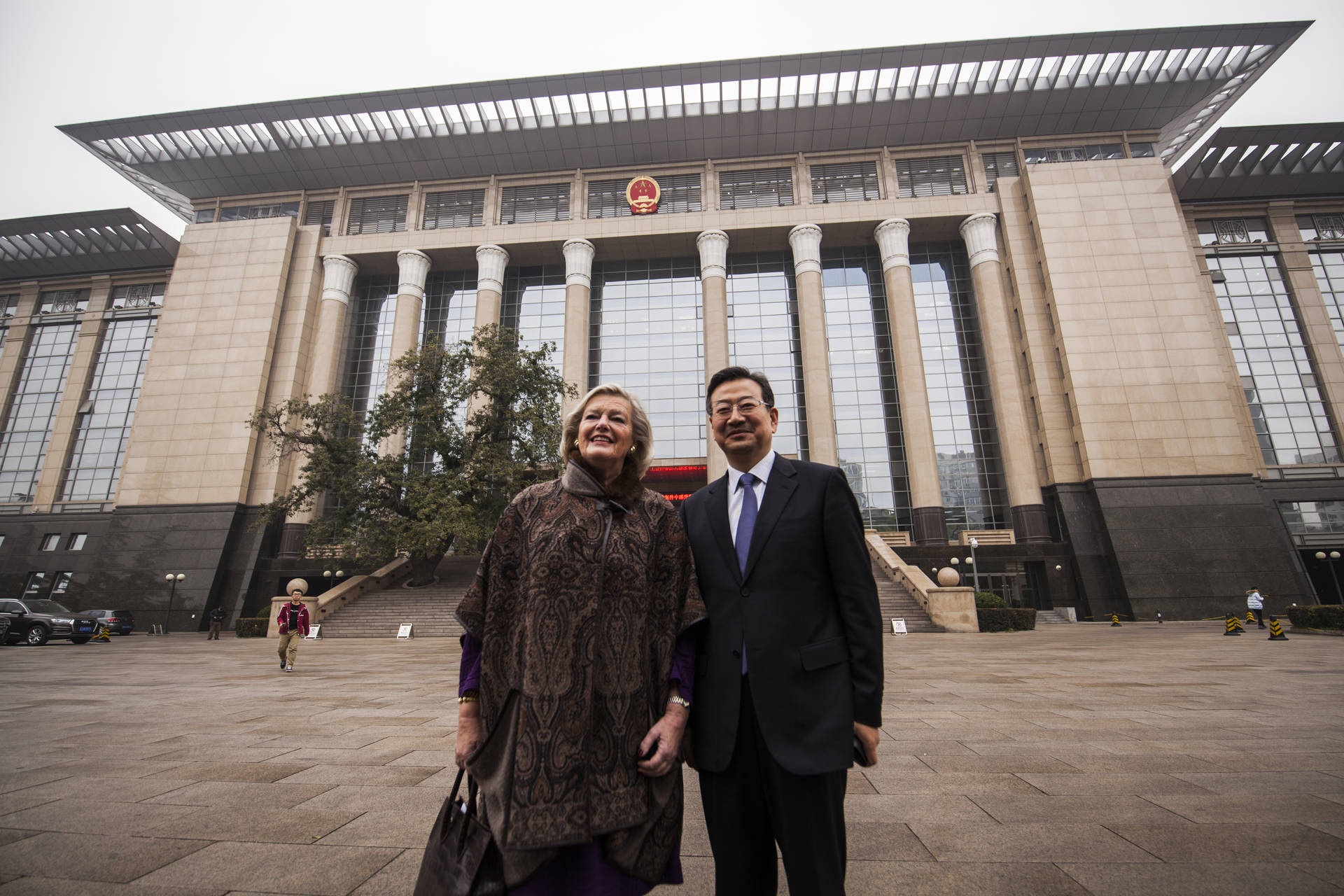 Ontmoeting met de Voorzitter van de Supreme People's Court and Chief Grand Justice H.E. Mr. Zhou Qiang. Foto: Dong Yuehang