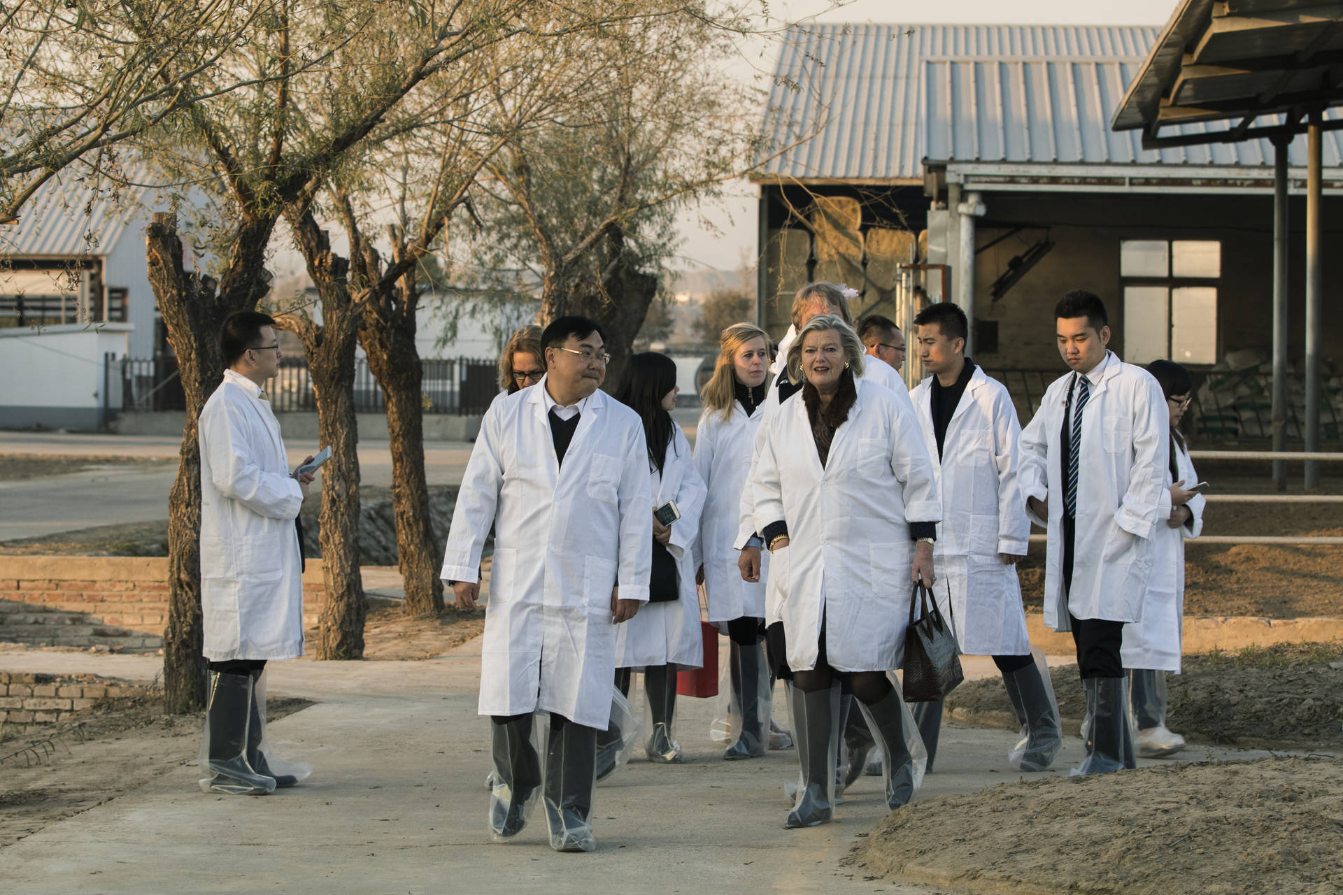 Bezoek aan het Sino-Dutch Dairy Development Centre in Beijing. Foto: Dong Yuehang