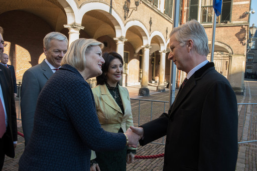 Bezoek Koning van Belgie 1