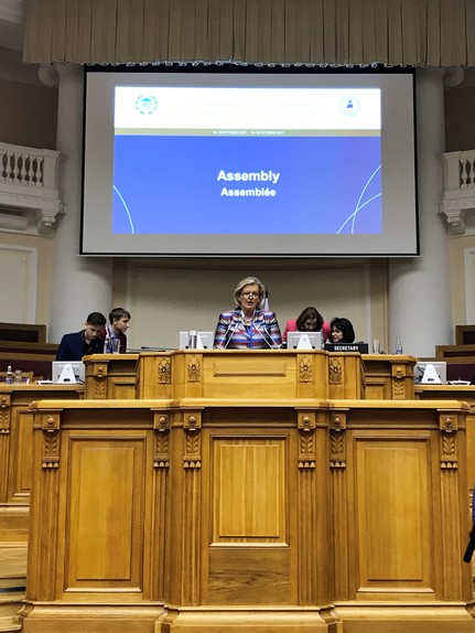 Voorzitter Eerste Kamer en delegatie op IPU-conferentie St. Petersburg