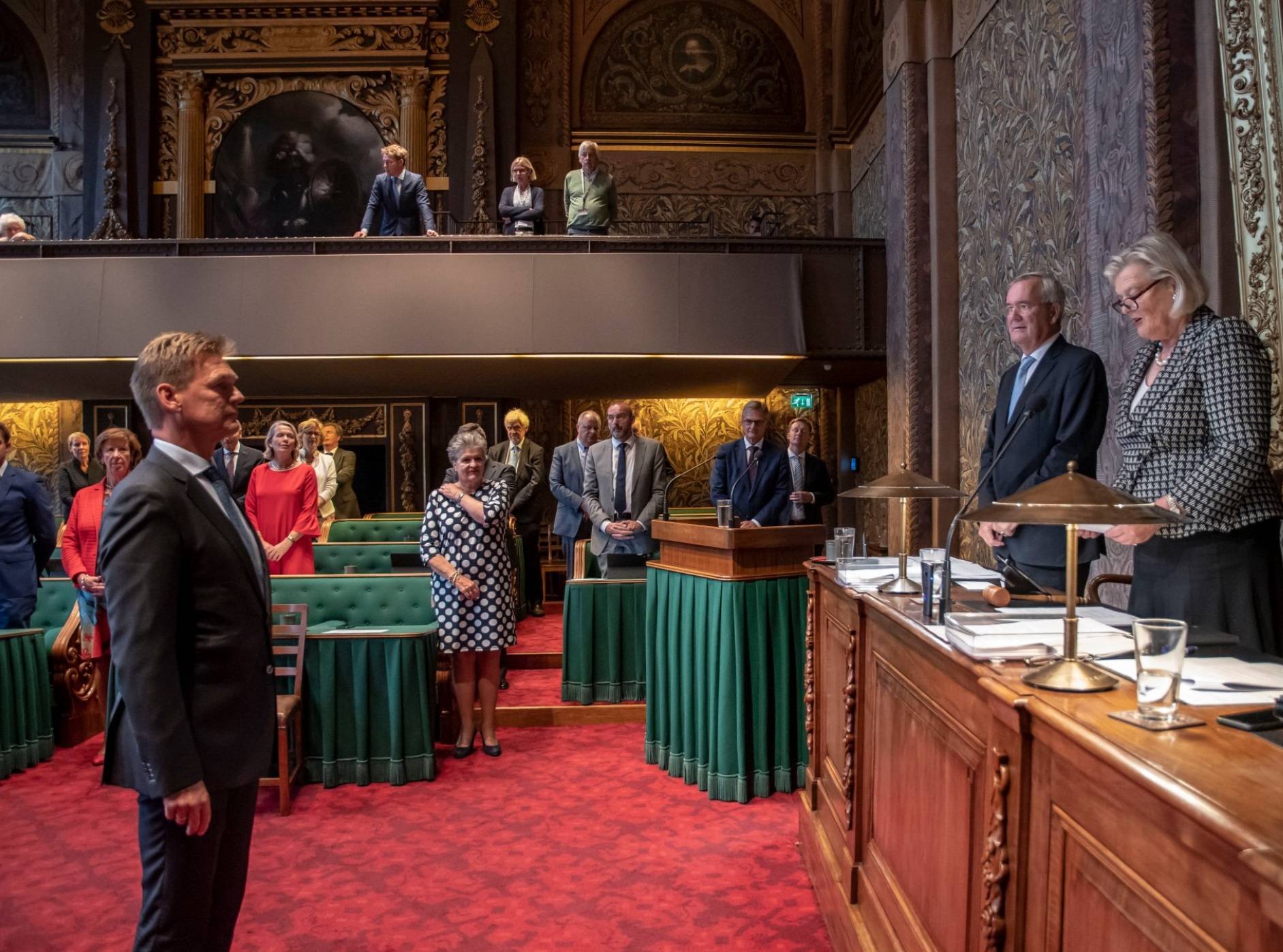 Wever (VVD) beëdigd als lid van de Eerste Kamer