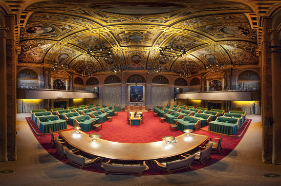 Plenaire zaal Eerste Kamer 