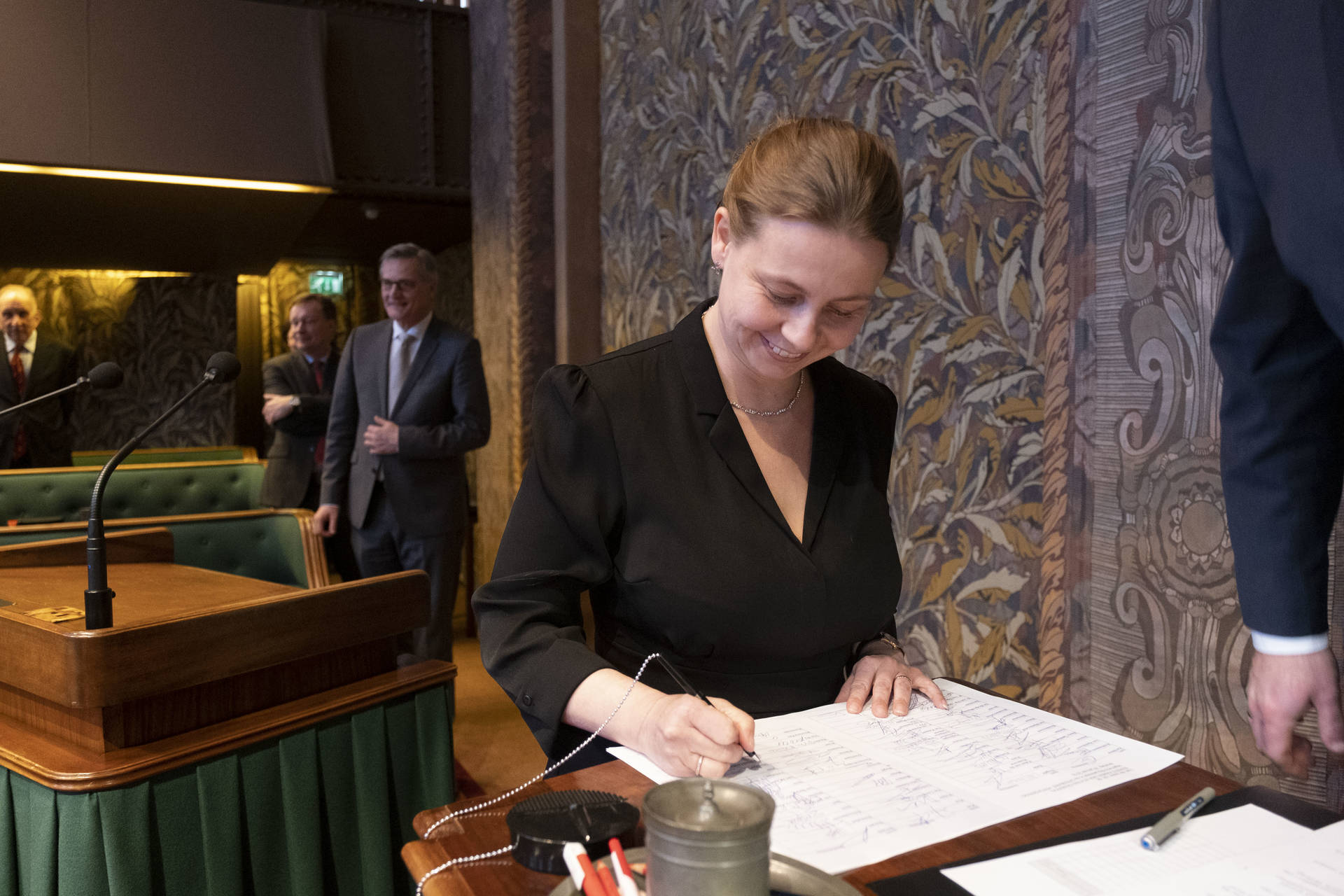 Vink (D66) beëdigd als lid van de Eerste Kamer
