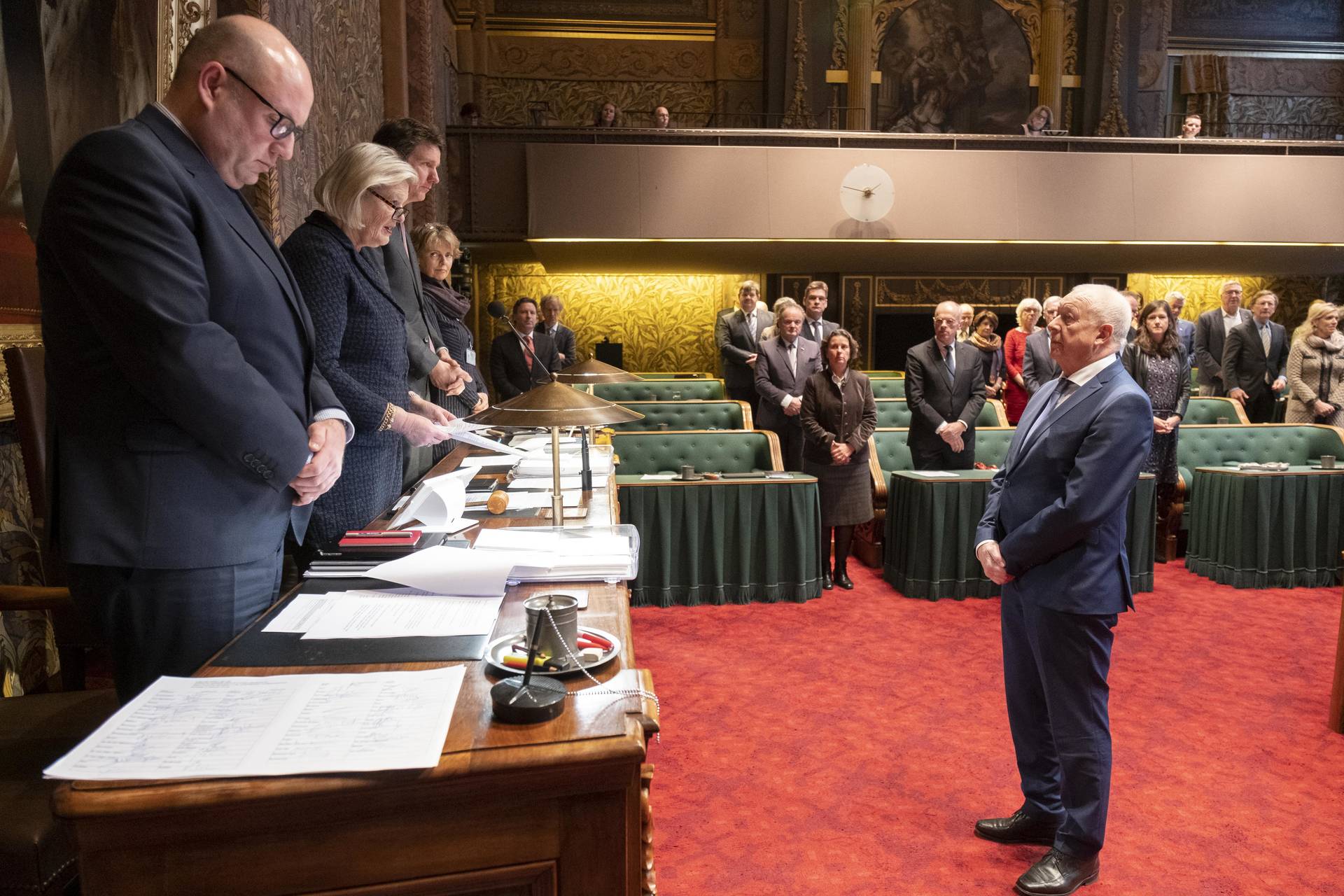 Ruers (SP) beëdigd als lid van de Eerste Kamer