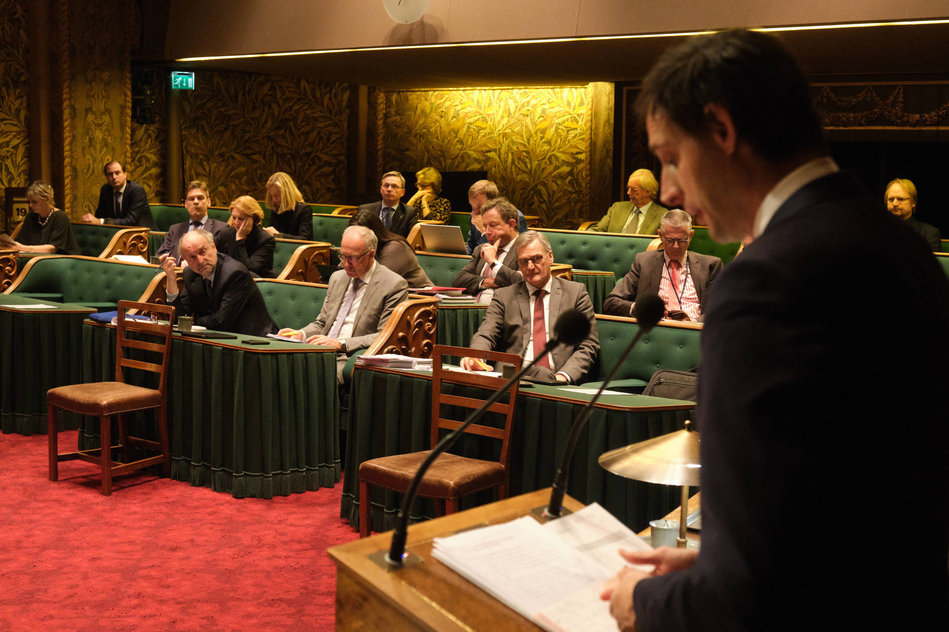 De Kamer tijdens het debat op 19 november