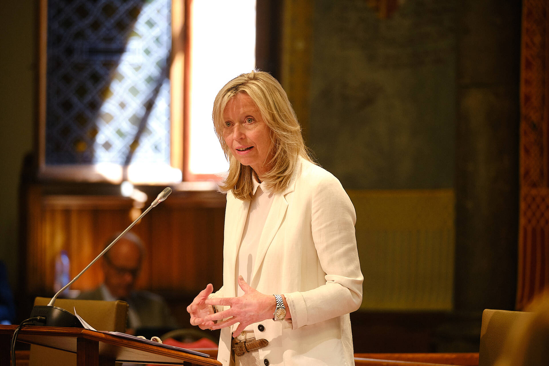 Minister Ollongren tijdens het debat op 1 juni 2021