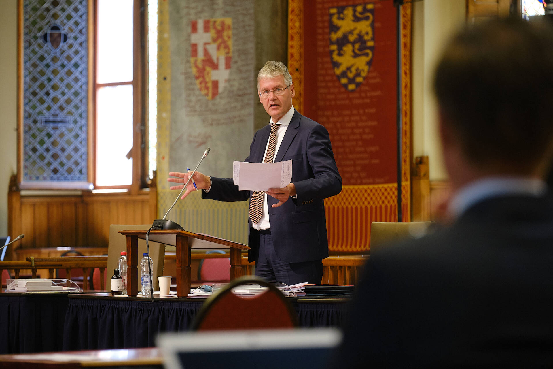 Minister Slob tijdens het debat op 15 juni 2021