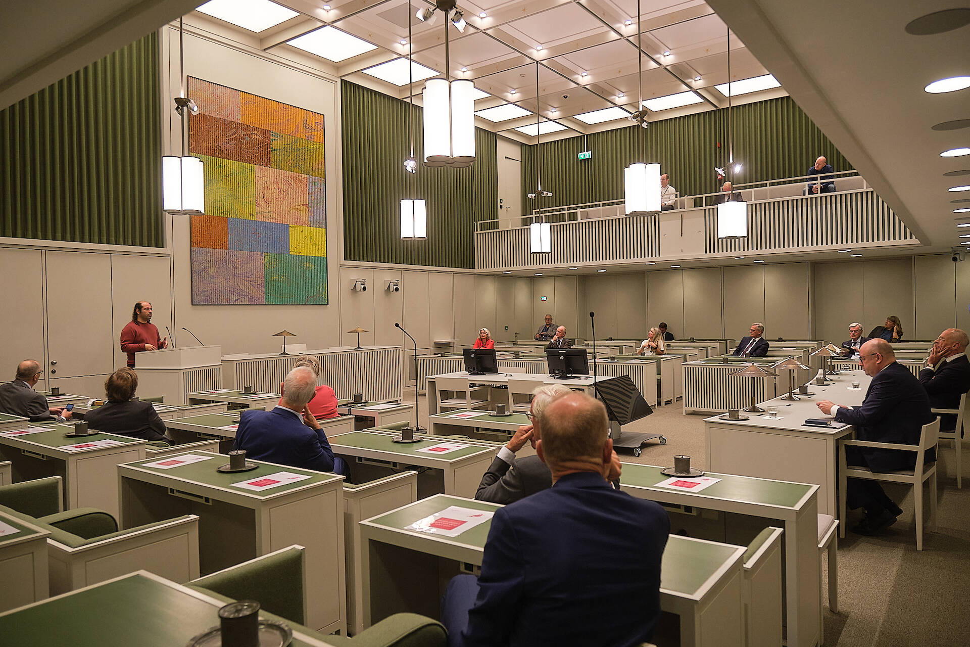 Plenaire zaal tijdelijke huisvesting