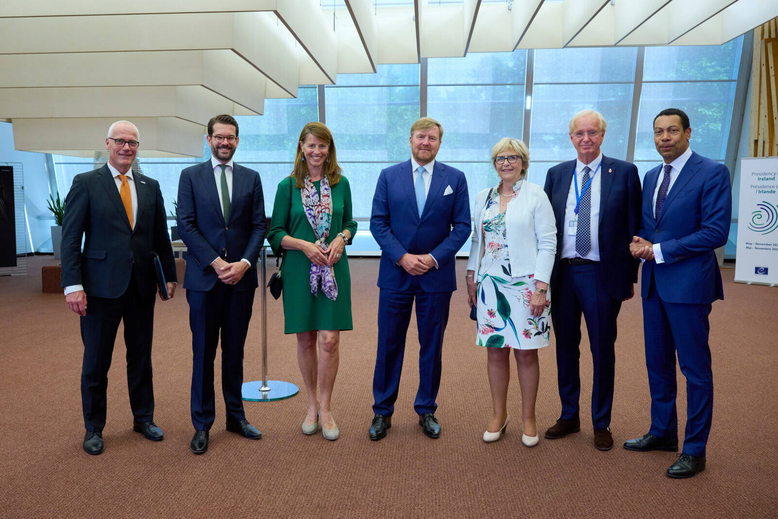 Voor de Nederlandse delegatie stond de toespraak van Koning Willem-Alexander in de hémicycle op donderdag 23 juni centraal, inclusief zijn ontmoeting met de delegatie en het debat over de verantwoordingsplicht voor het neerhalen van vlucht MH17.