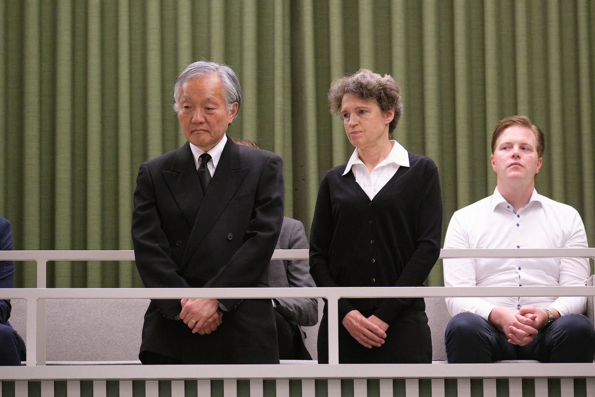 De Japanse ambassadeur in Nederland, Hidehisa Horinouchi, was aanwezig bij de herdenking