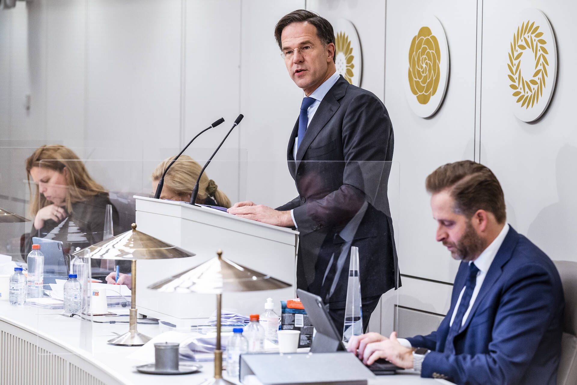 15 februari 2022 debatteerde de Eerste Kamer met minister-president Rutte over de regeringsverklaring