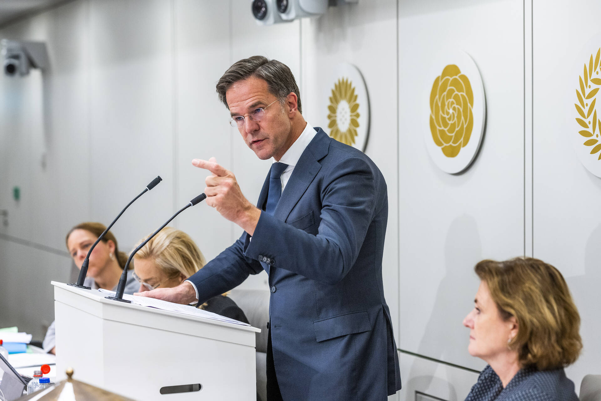 Minister-president Rutte tijdens de Algemene politieke beschouwingen op 18 oktober 2022