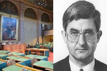 Oud-senator Burkens (VVD) herdacht