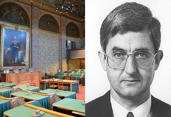 Oud-senator Burkens (VVD) herdacht