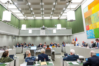 Eerste Kamer bijeen in vergadering