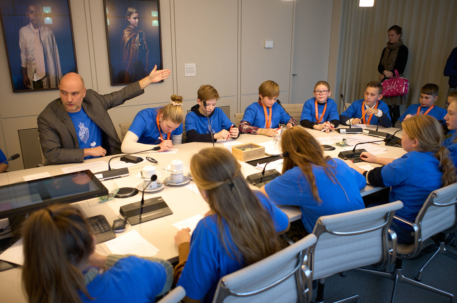 Voorbereidingen in de blauwe fractie