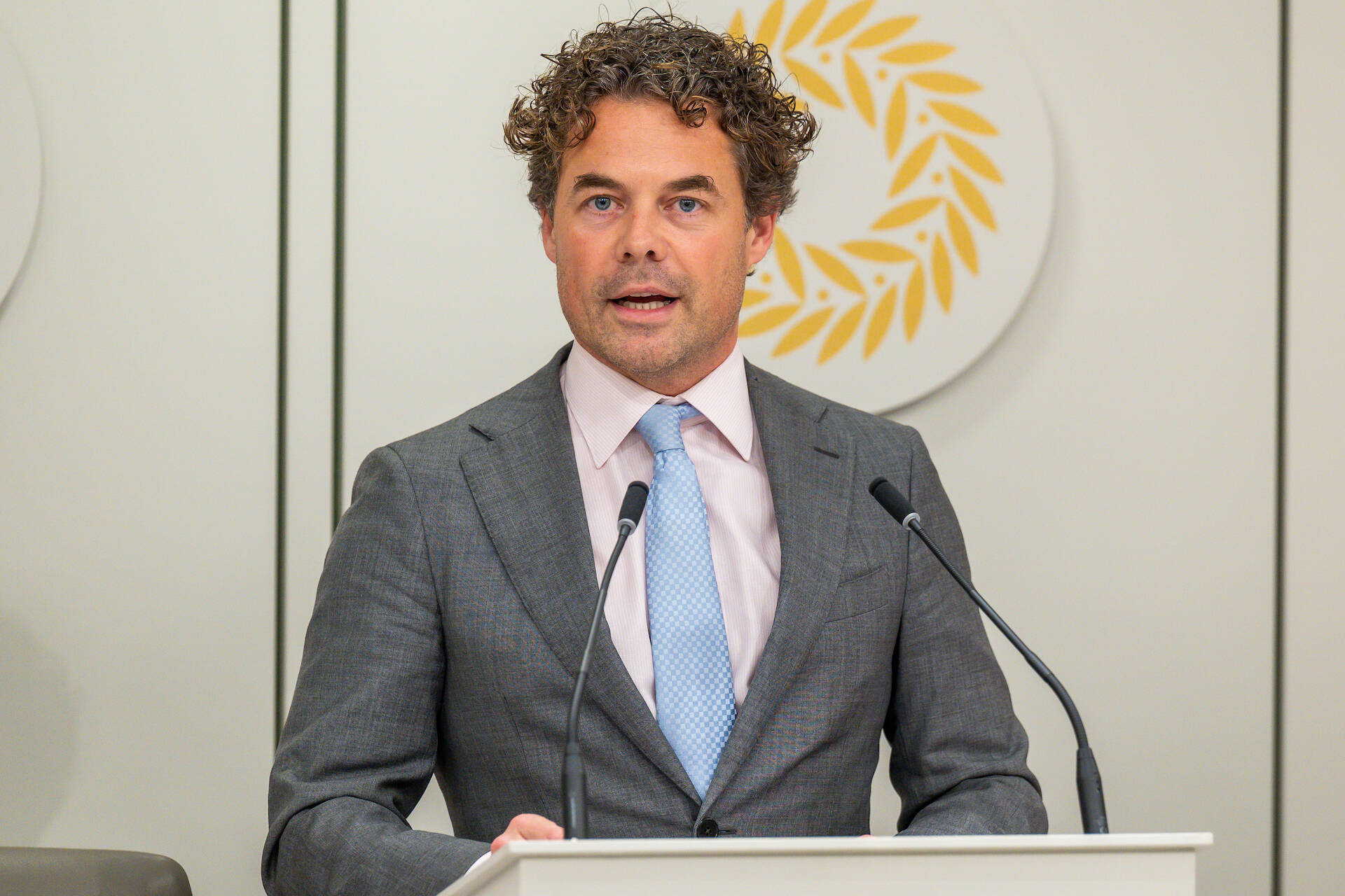 Tweede Kamerlid Van Wijngaarden tijdens het debat op 29 november 2022