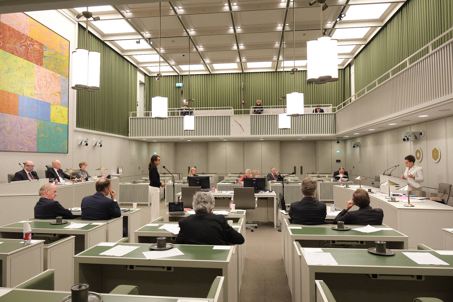 De Eerste Kamer tijdens het debat op 21 maart 2023