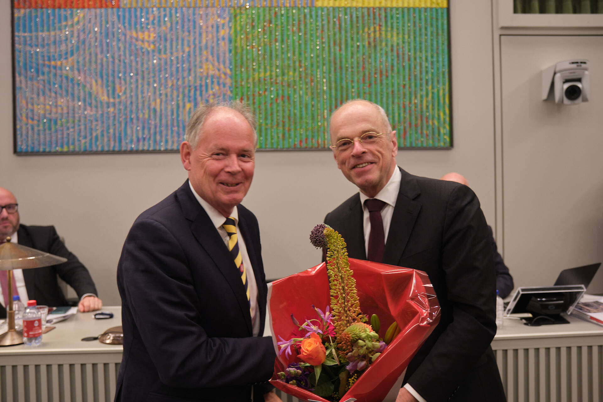 Felicitaties van Eerste Kamervoorzitter Jan Anthonie Bruijn 