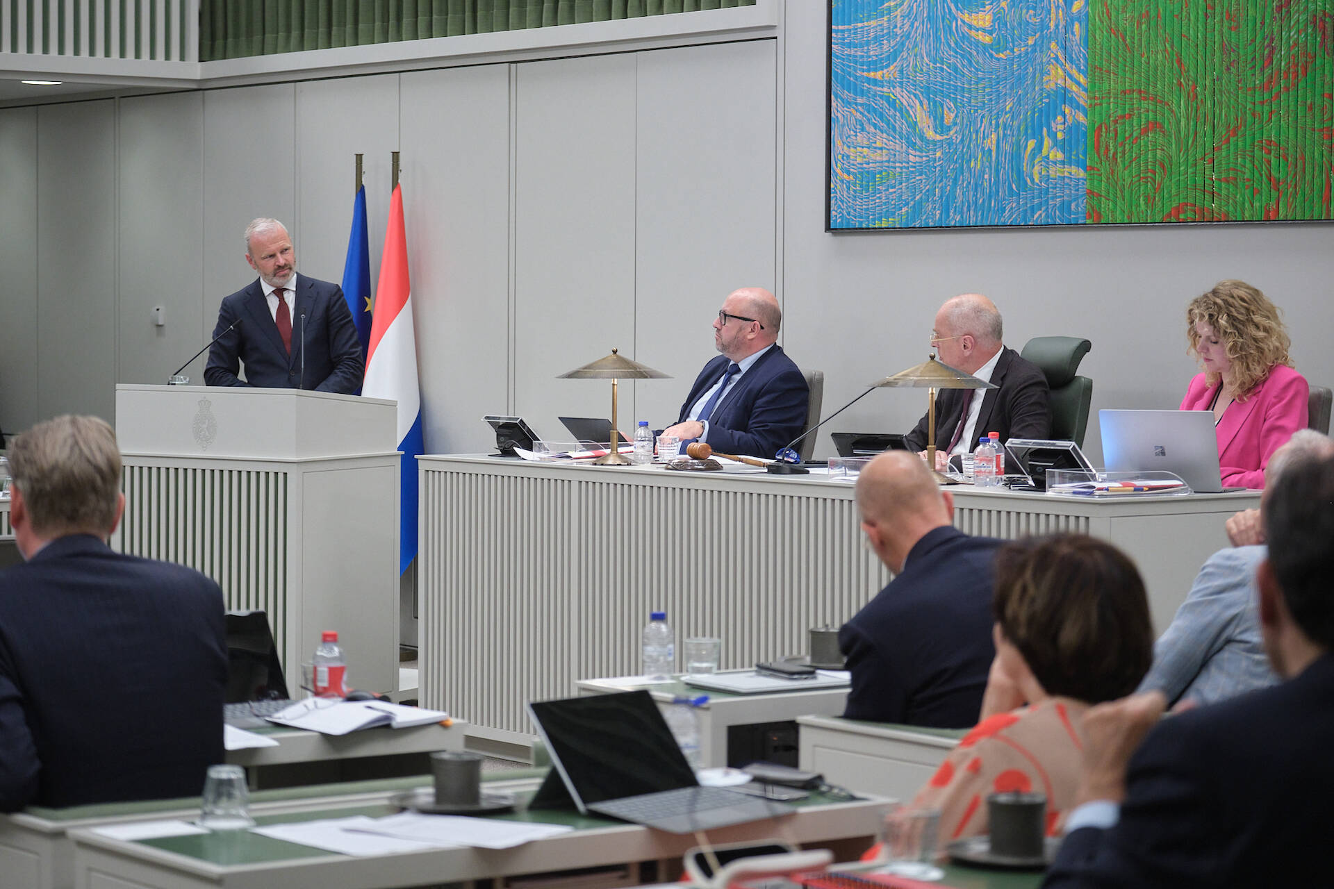 Felicitaties van Eerste Kamervoorzitter Jan Anthonie Bruijn