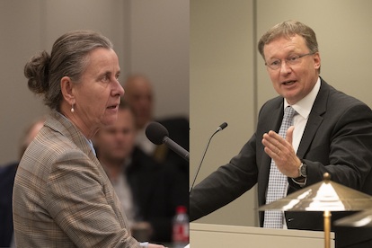 Faber (links) en Van Dijk (rechts) worden 6 december geïnstalleerd als lid van de Tweede Kamer