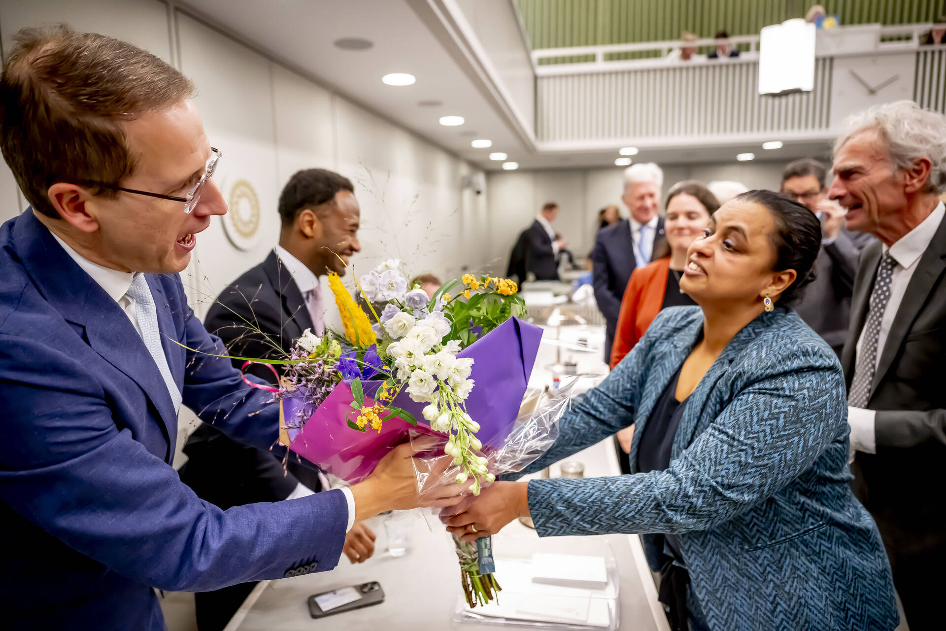 Felicitaties voor de initiatiefnemers