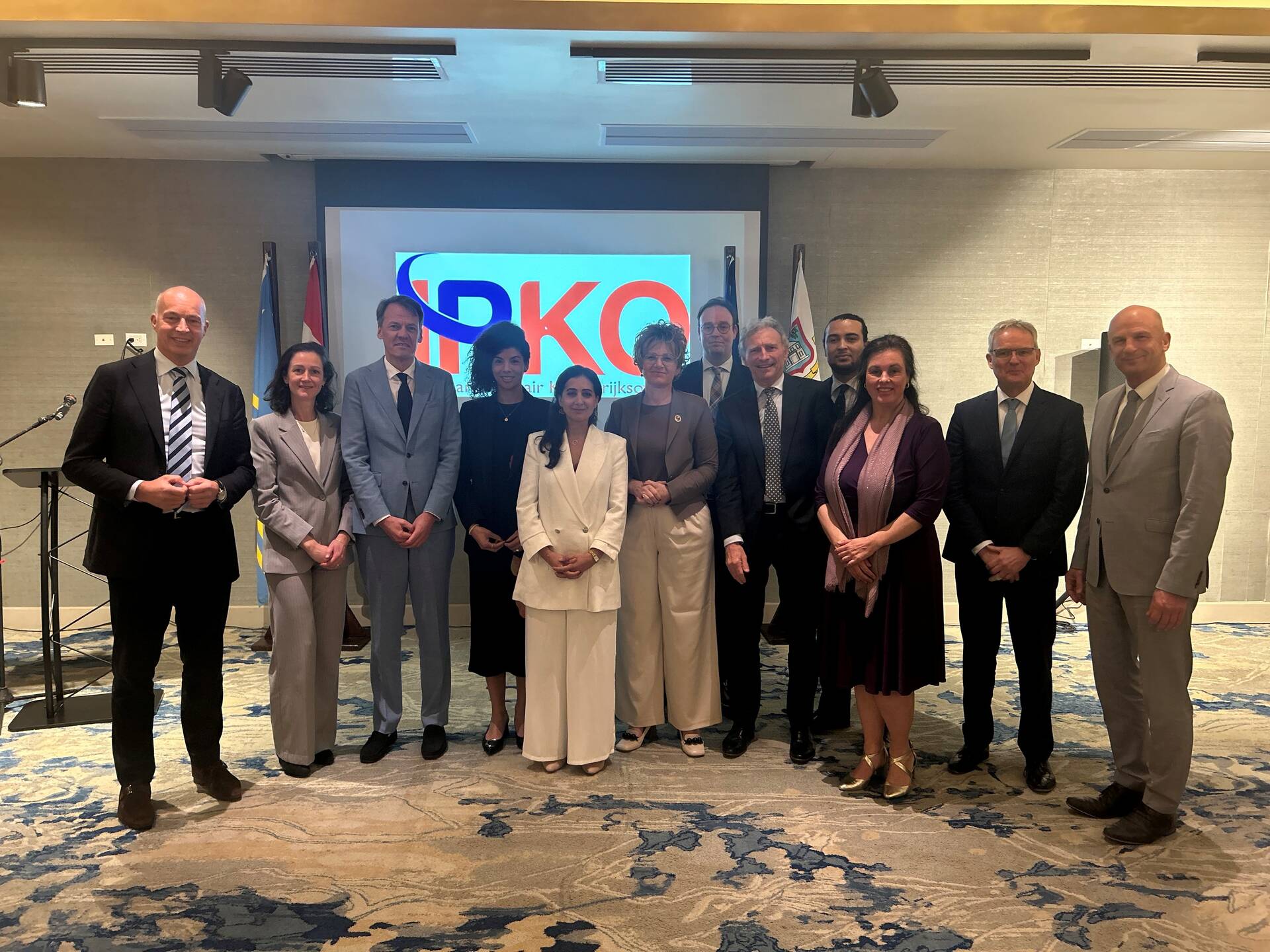 De Nederlandse delegatie