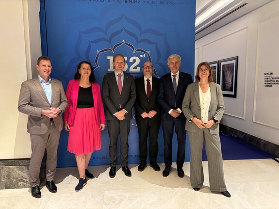 De Nederlandse delegatie