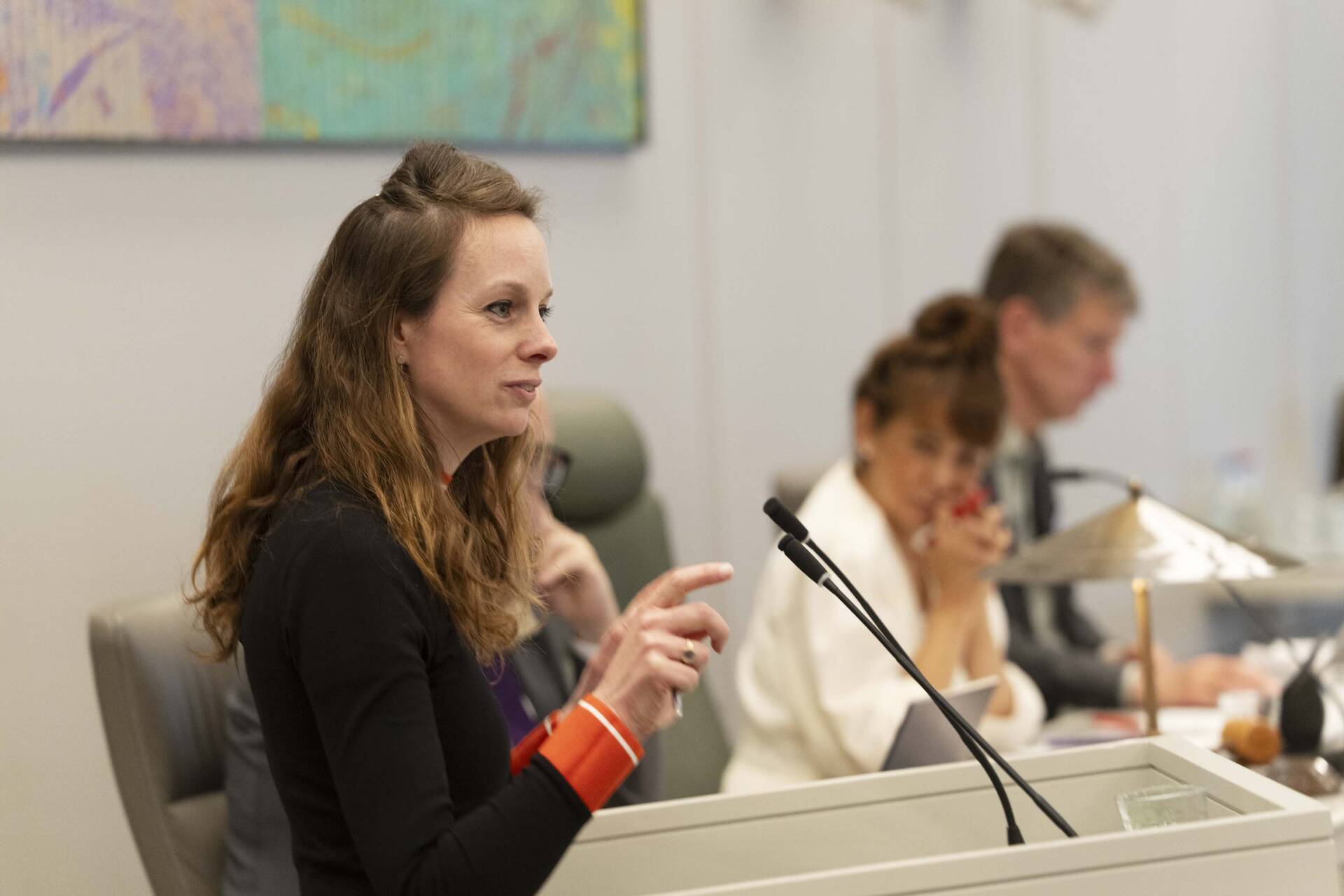 Noortje Thijssen (GroenLinks-PvdA) reageert op de bijdragen van Statenleden