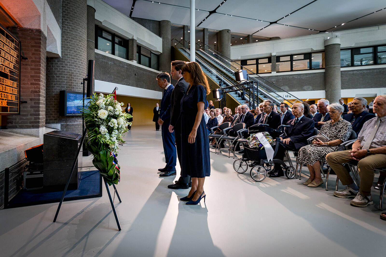 Voorzitters van de Eerste en Tweede Kamer bij de Indische Plaquette