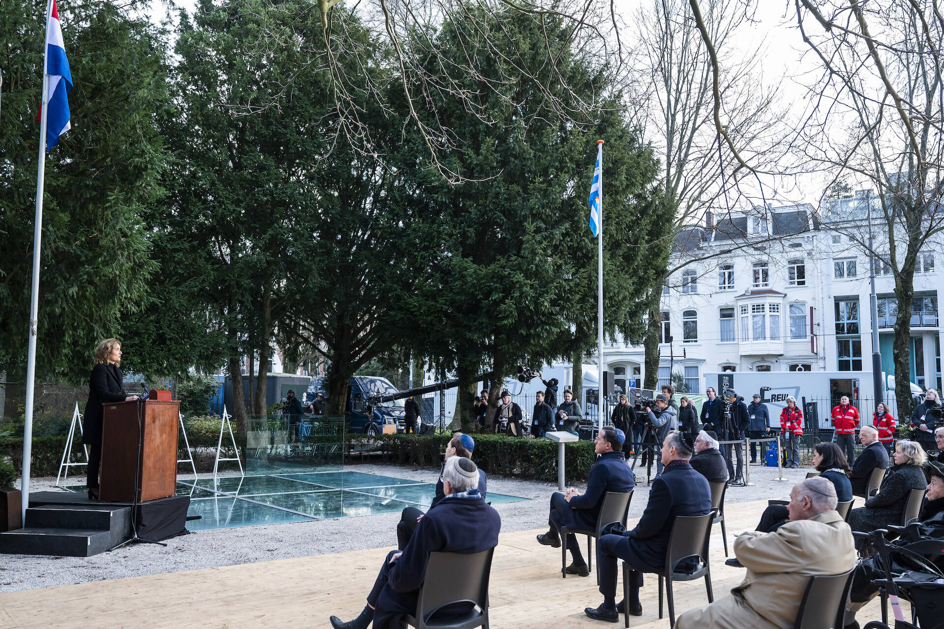 Tweede Kamervoorzitter Bergkamp sprak tijdens de herdenking