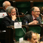 Voorzitter en Griffier van de Eerste Kamer bij voorzittersconferentie in Warschau 2012