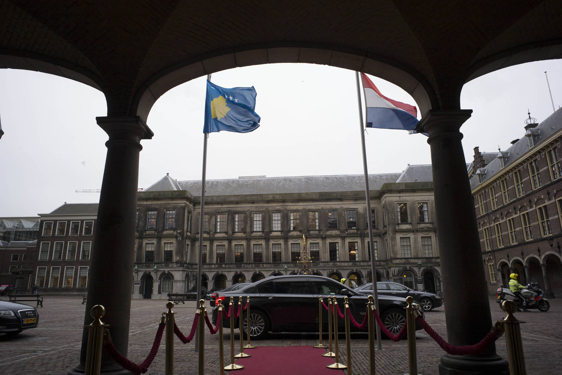 Vertrek President vanaf het Binnenhof