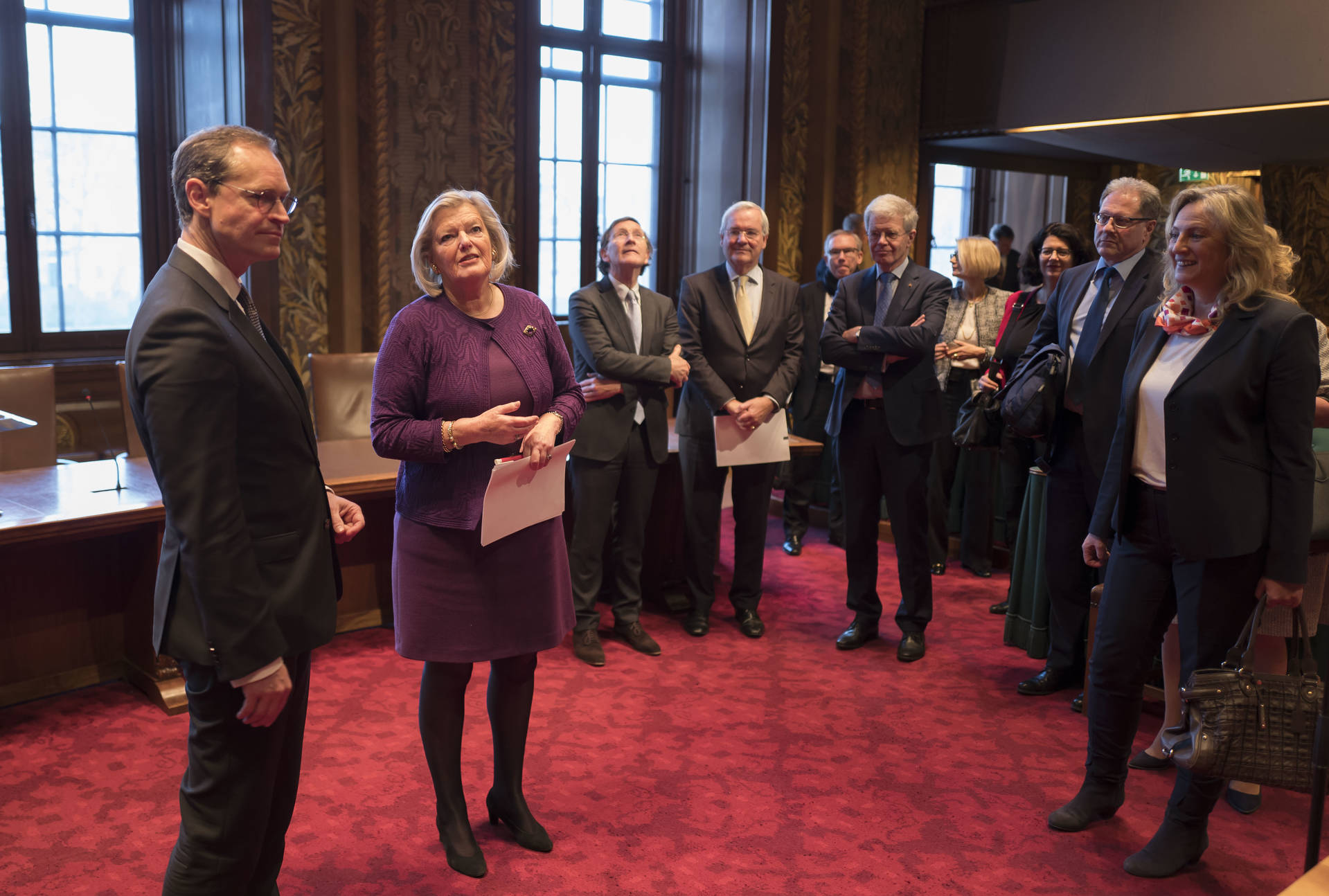 Voorzitter Eerste Kamer ontvangt Voorzitter Duitse Bundesrat