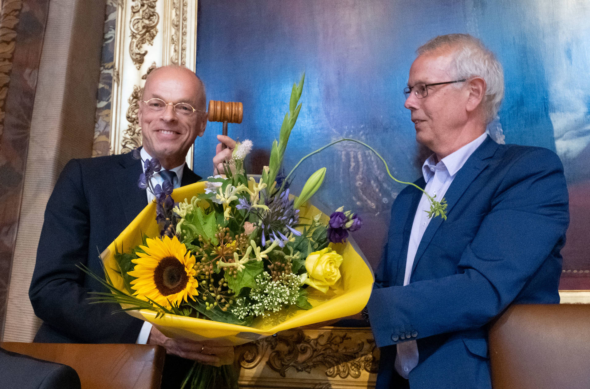 Felicitaties van waarnemend Voorzitter Tiny Kox