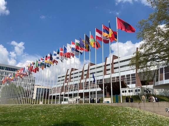 Gebouw van de Raad van Europa in Straatsburg