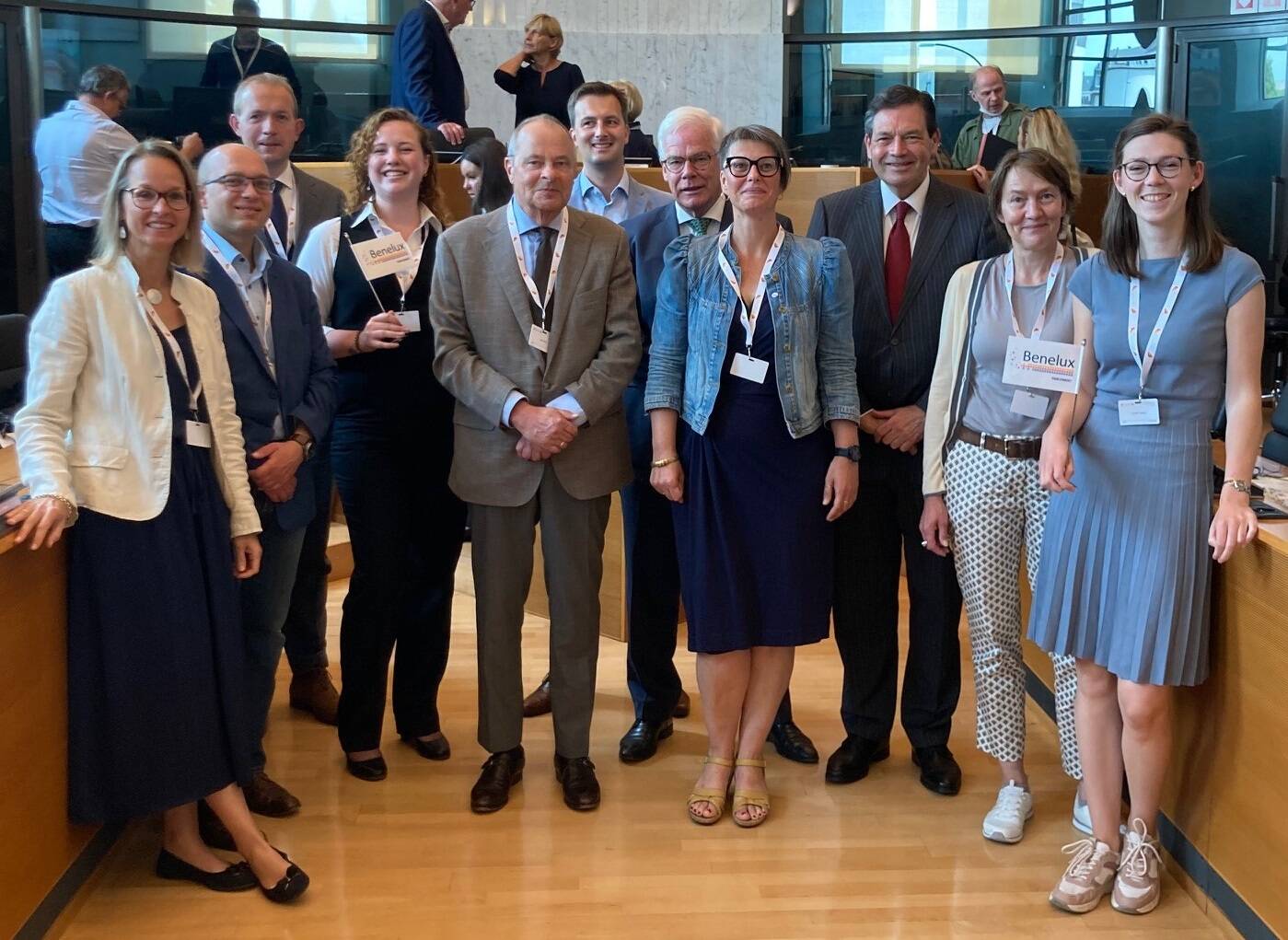 Nederlandse delegatie tijdens de bijeenkomst in Namen