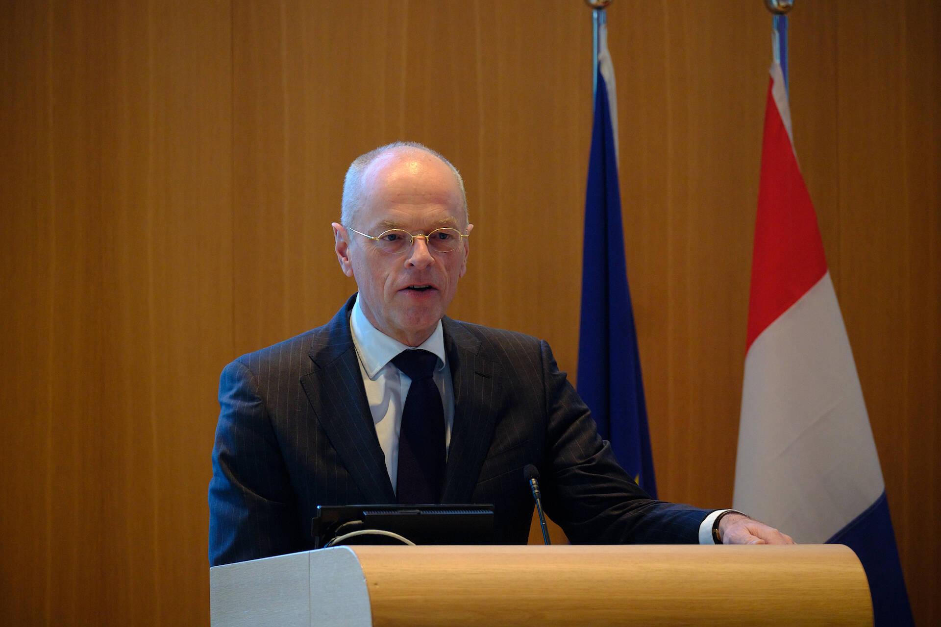 Eerste Kamervoorzitter Jan Anthonie Bruijn