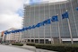 Berlaymontgebouw met EU-vlaggen