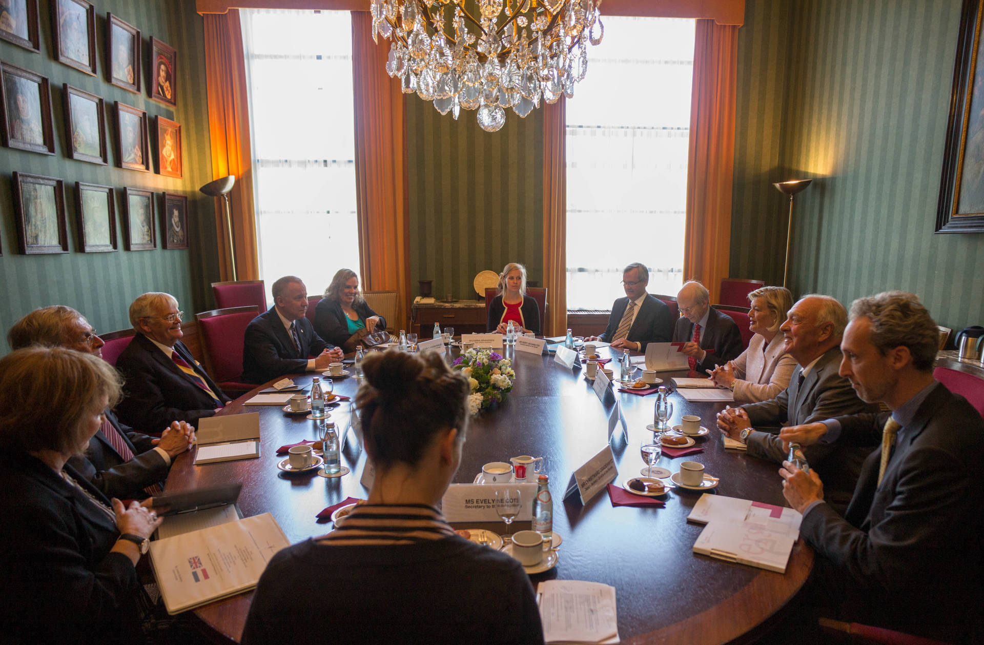 Gesprek in de Gravenkamer