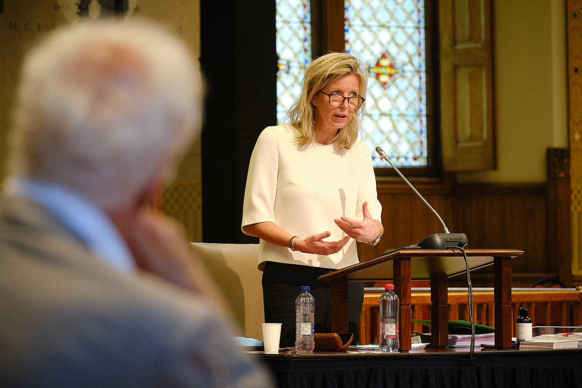 Minister Ollongren tijdens het debat op 8 juni 2021