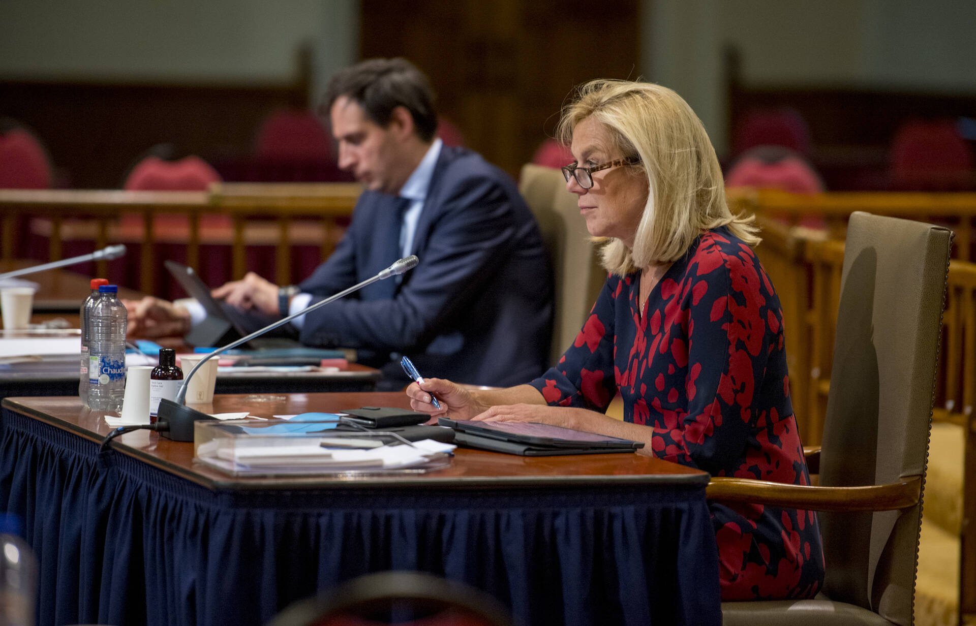 Minister Hoekstra (Financiën) en minister Kaag (Buitenlandse Zaken)