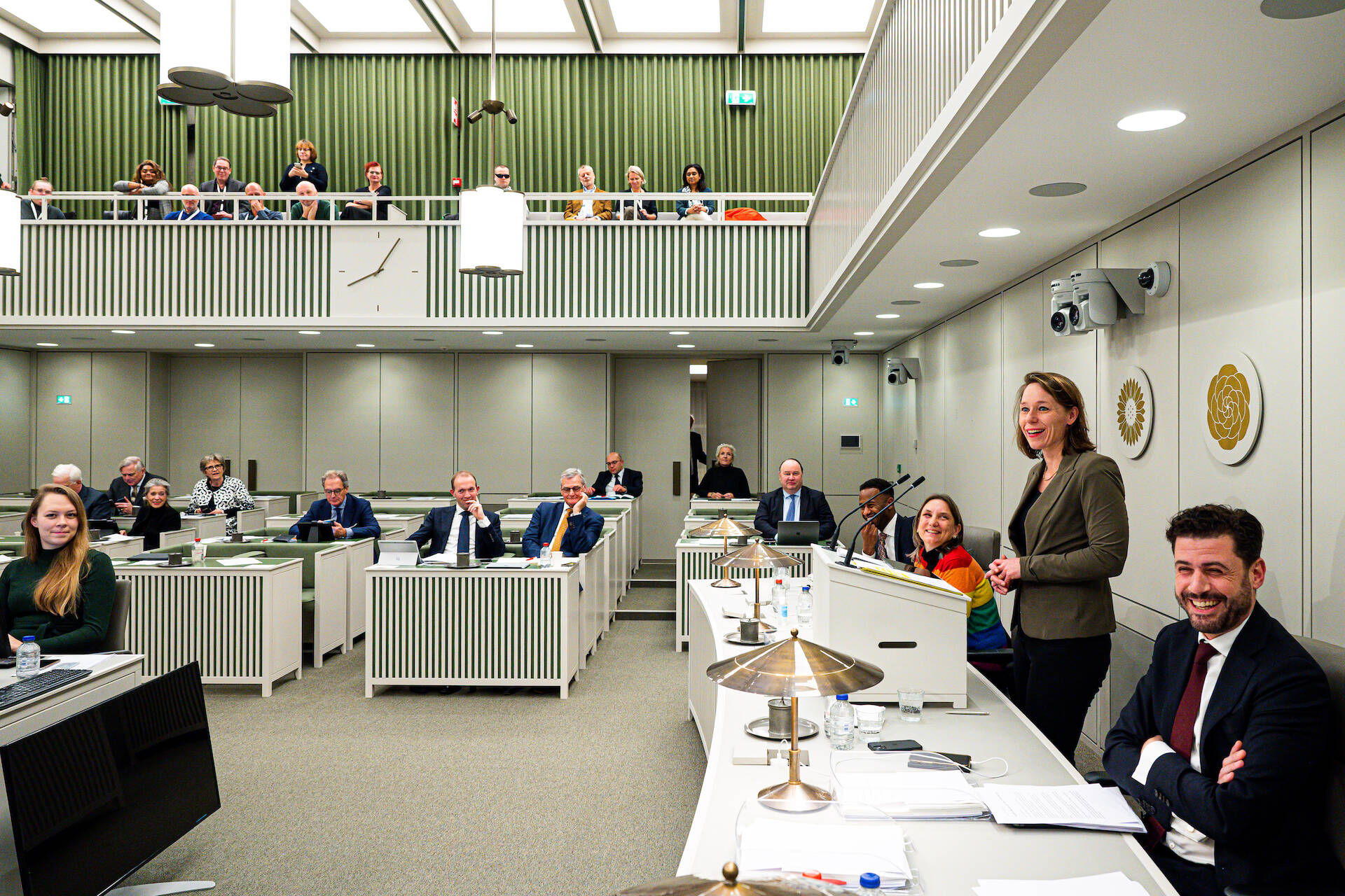 Minister Bruins Slot (Binnenlandse Zaken en Koninkrijksrelaties) tijdens het debat op 20 december 2022